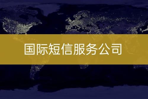 國際短信服務公司
