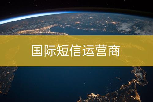 國(guó)際短信運(yùn)營(yíng)商