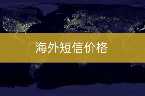 國外短信費(fèi)用