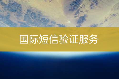 國外短信驗(yàn)證服務(wù)